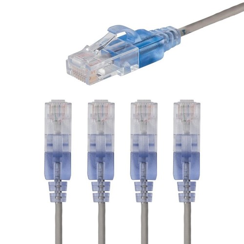 5 10 PACK Slim CAT6a RJ45 Ethernet Network Patch Cable 10G Copper Wire 30AWG LOT - Picture 10 of 32
