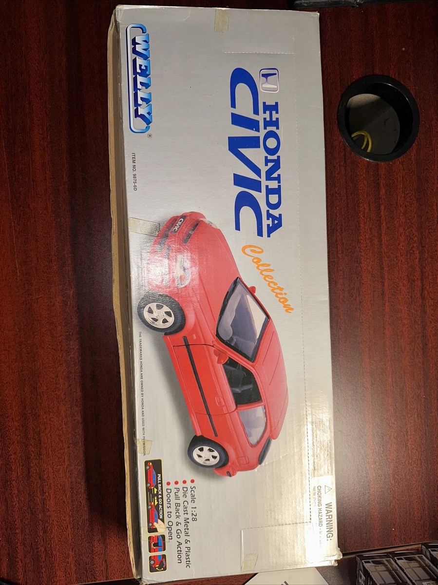 再値下げ）金属製HONDA CIVIC 小物入れ（オルゴール付き）1983年製