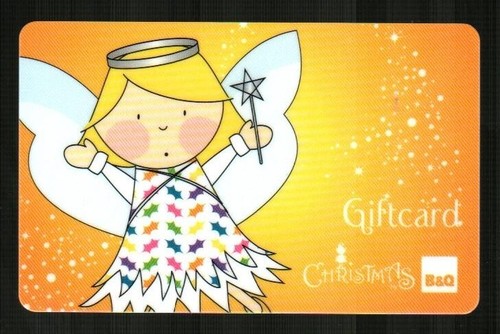B & Q ( UK ) Christmas Angel ( 2007 ) Gift Card ( $0 ) - Picture 1 of 2