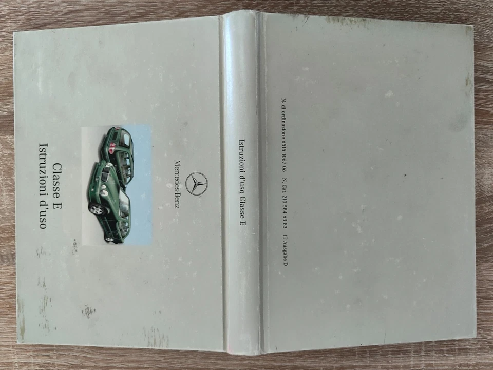 Mercedes Benz Classe E W210 libretto / manuale uso manutenzione originale - Immagine 2 di 4