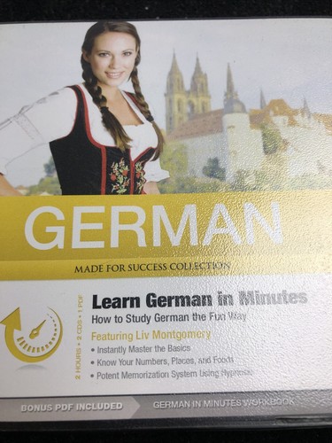 German , Learn German In Minutes Made For Success Collect - Picture 3 of 4