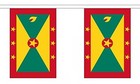 Grenada Bunting - 3m 6m 9m Metre Length 10 20 30 Flags - Polyester 