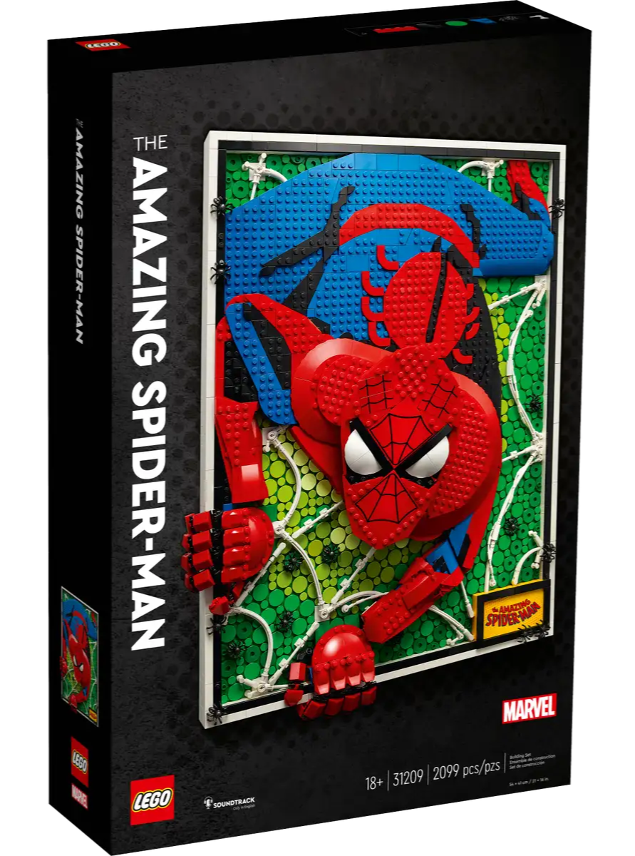 Amazing Spider-Man専用　アポロンTC LEGO Art The Amazing Spider-Man (31209) NEW SEALED RETIRED