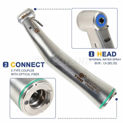 Detachable Dental Implant 20:1 Reduction Contra Angle LED Surgical Handpiece - Picture 12 of 24