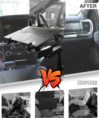 Vehicle Laptop (Up to 17") Mount for Ford F150 250 350 Truck Laptop Stand Holder - Picture 6 of 23
