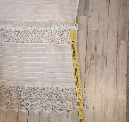 Weiche Umrandung Gr. PXS Romantik Kleid Spitze Maxikleid weiß Boho Cottagecor - Bild 12 von 13