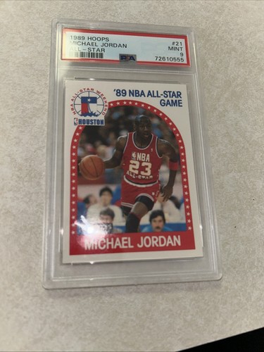 1989 Hoops Michael Jordan #21 GOAT ! PSA 9 MINT Chicago bulls!