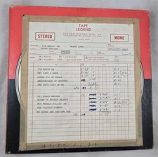 I'm Movin' On & Other Country Favs - Bobby Lowe 1/4" 15 IPS Master Tape CST-560