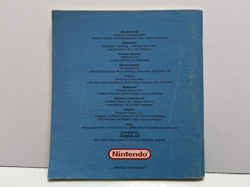 Notice Nintendo GameBoy Color - Warioland 3 - Wario GBC Instruction Booklet - Imagen 2 de 2