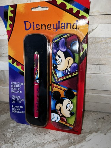 Pluma de bola de cerámica Disneyland especial de coleccionista lata Disney NUEVA - Imagen 2 de 5