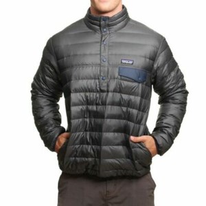 PATAGONIA DOWN Snap T Pullover Jacket Navy Blue PATAGONIA DOWN Snap T Pullover Jacket Navy Blue