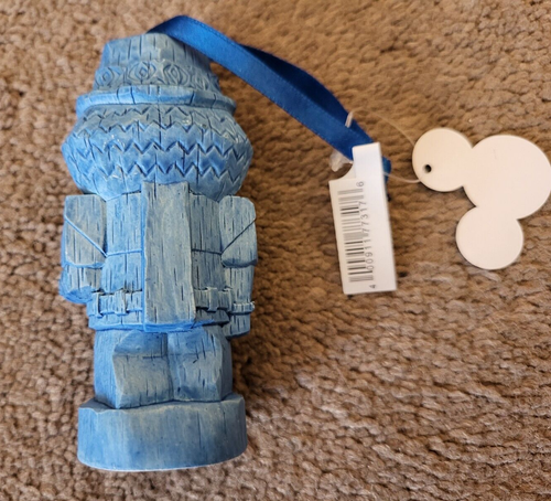 Disney Parks Trader Sam's Dschungelkreuzfahrt Tiki Ornament blau Nussknacker NEU - Bild 4 von 5