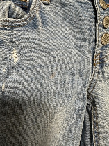 Girl's Jeans 2 Pair Sz 8 Vigoss Skinny Stretch, Cat & Jack Girlfriend Embroidery - Picture 8 of 24