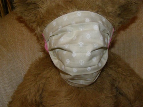 Maschera viso in tessuto FATTA A MANO PEPE FRENCH GUY stampa rever lavabile adulto - Foto 4 di 10