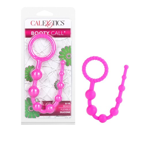 California Exotics Booty Call X-10 Beads Pink - Picture 1 of 7