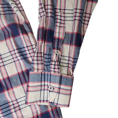 UNTUCKit schmale Passform Herren XL Shirt langarm geknöpft mehrfarbig kariert - Bild 3 von 8