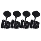 Wilkinson WJBL200 4R Open Bass Tuners 22:1 Ratio Machine Heads Tuning Pegs Black