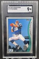 1998 TOPPS SEASON OPENER DRADT PICKS PAYTON MANNING RC #1 SGC 9