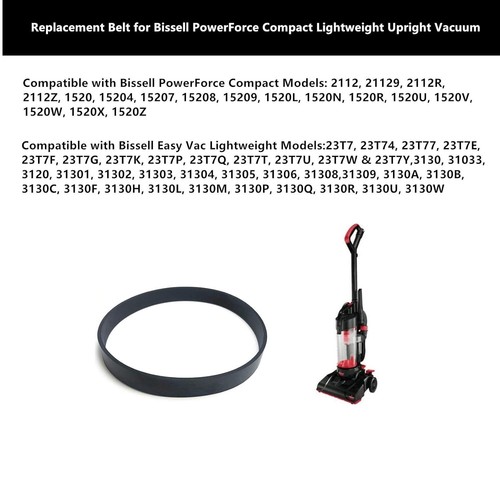 2PK Replacement Belts for Bissell PowerForce Compact & EasyVac Lightweight - Picture 3 of 5