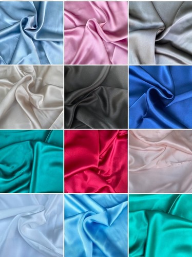 100% reiner Maulbeersatin Seidenstoff, Klasse A Charmeuse Seidenstoff, 19 momme - Bild 1 von 16