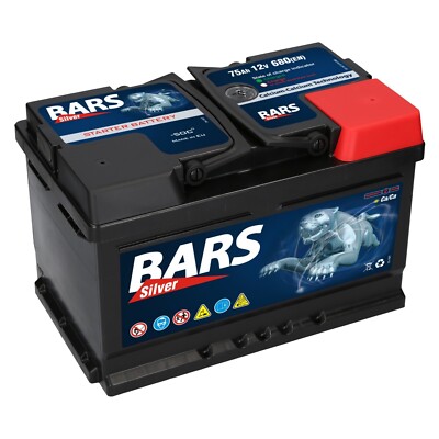 Autobatterie BARS 12V 75Ah Starterbatterie Wartungsfrei Top Angebot Neu