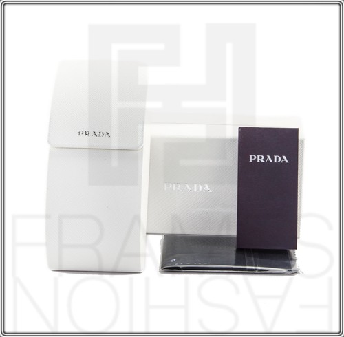 PRADA MOD 59S Geometric PR59SS Black Silver Tortoise Metal Gradient Sunglasses - Picture 8 of 8