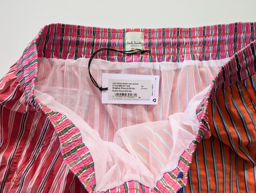 Paul Smith London Multicoloured Striped Pyjama Swim Shorts Size XL £135 - Picture 3 of 3