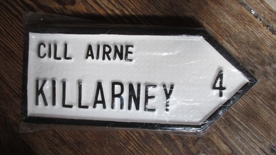 Kerry Irish Road Sign Replica Hand Made in Ireland NEW Killarney Co