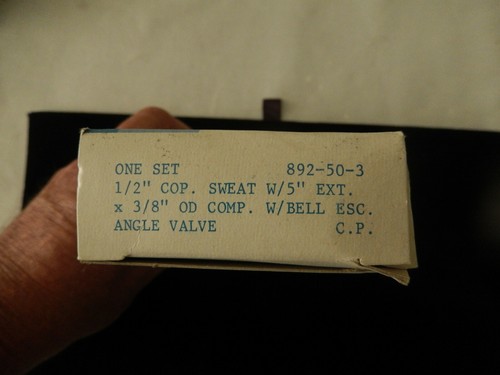 { NOS J-Flex Watts One Piece 1/2" Sweat w/5 EXT X 3/8 OD Comp. W/Bell Lot # 3 - Picture 5 of 5