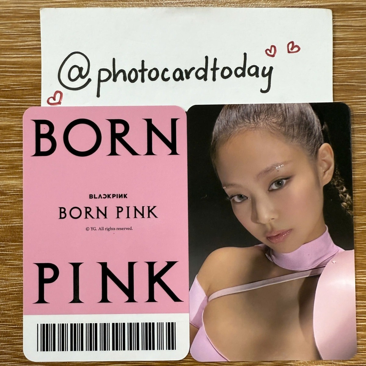 BLACKPINK BORN PINK CDプレーヤー　トレカ BLACKPINK BORN PINK CD PLAYER MERCH GIFT OFFICIAL PHOTOCARD