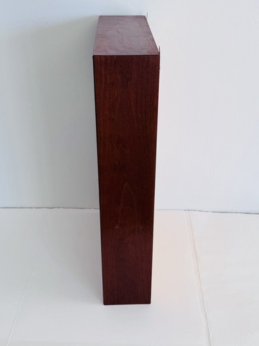 Shaker Workshops USA Hand Made Cherry Wood Wall Shelf Clock Quartz Clock Works - Picture 8 of 9