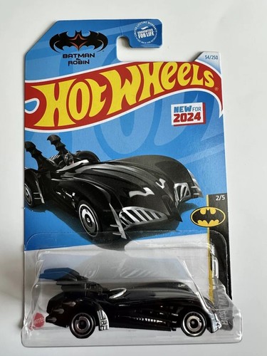 Hot Wheels 2024 Batman 2/5 Batman & Robin Batmobile - Picture 1 of 6