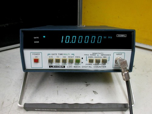 Leader LDC-823A, profesjonalny licznik częstotliwości 250 MHz - Zdjęcie 5 z 14