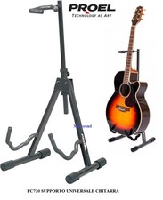 PROEL FC720 SUPPORTO STAND FC 720 UNIVERSALE x CHITARRA ACUSTICA ELETTRICA BASSO