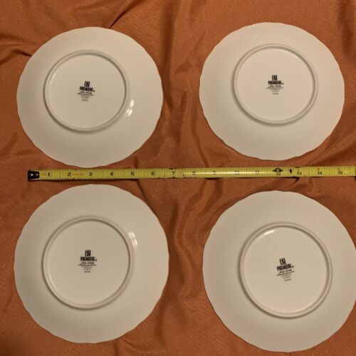 FOUR 7.5” Premiere Fine China Fanciful M 6014 Japan Bread Side Plates M1 - Picture 10 of 20