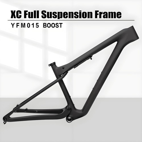 AIRWOLF T1100 Carbon MTB Frame Suspension 29er Boost Cyclocross XC Bike 148x12mm - Picture 6 of 32
