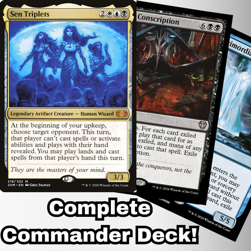 MTG Commander EDH Deck Sen Triplets 100 Magic Karten Custom Deck Esper - Bild 1 von 10