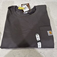 Carhartt Men's T-Shirt Loose Fit, Short Sleeve, Size XXL Single Pocket K87 CHR