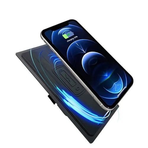 Fit For Volvo V60 S60 2020 2021 QI Wireless Car Phone Charger Fast Charging Mat - Foto 9 di 13