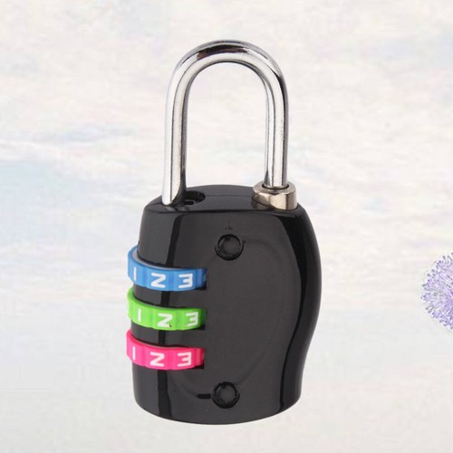 3 - Passwort Schloss Box zurücksetzbare Zahlenschlösser für Rucksäcke Koffer - Bild 7 von 11