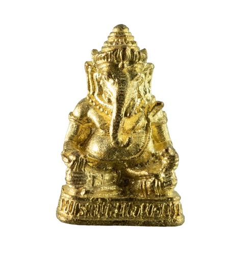 Statuette Ganesh Amulett Thailand - Figurine Ganesha Gott Elefant Hindu 6313 - Picture 1 of 7