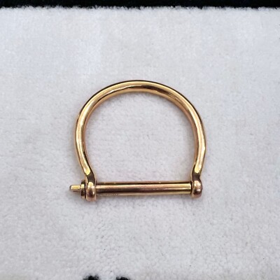 Miansai 18k Gold Plated Screw Cuff Bangle Bracelet | eBay