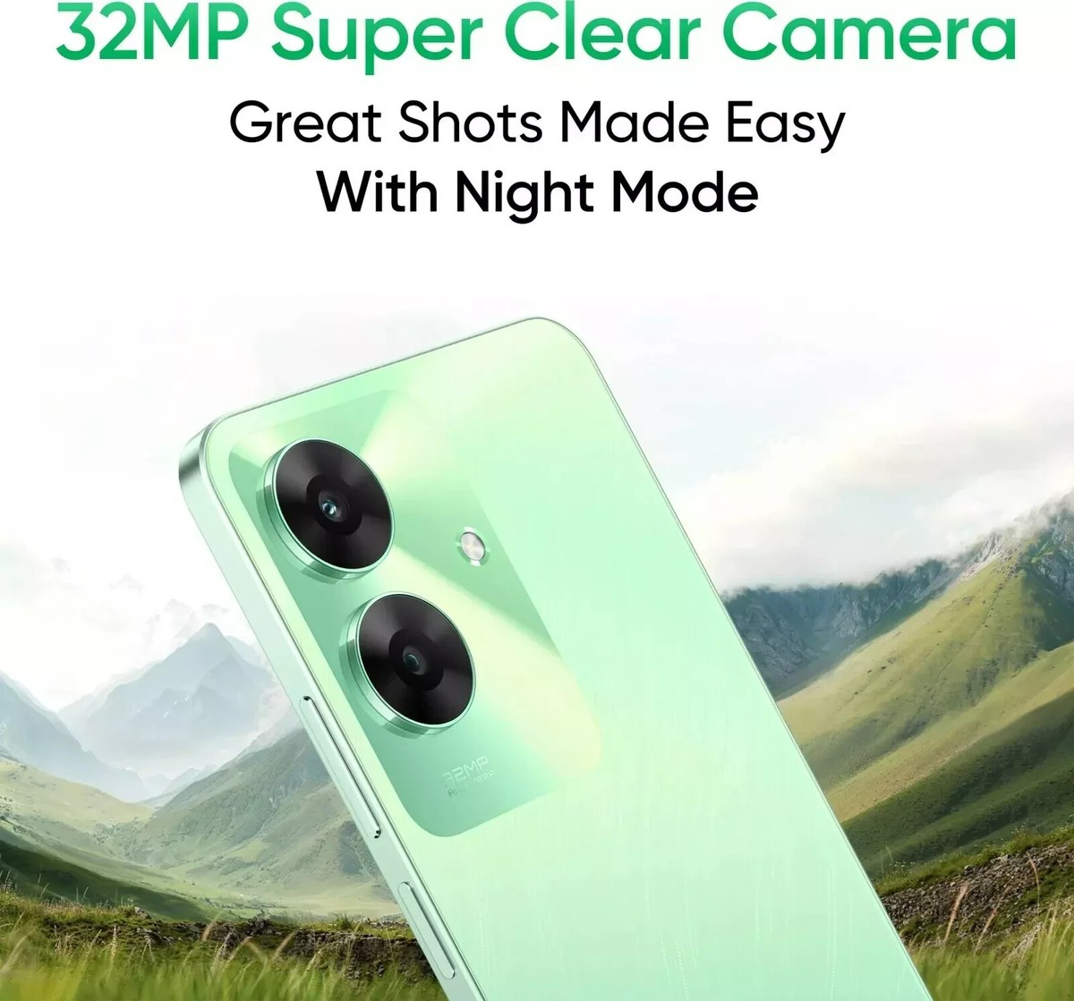Realme C61 ( 6GB, 128GB Storage )Green T612 Processor 6.74
