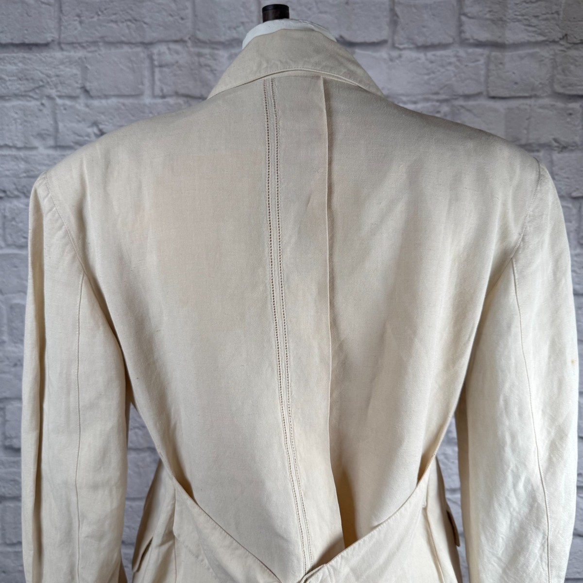 ジャケット・アウター 80s 90s \"M.Frattini\" linen blazer EURO 80s 90s M.Frattini linen blazer EURO