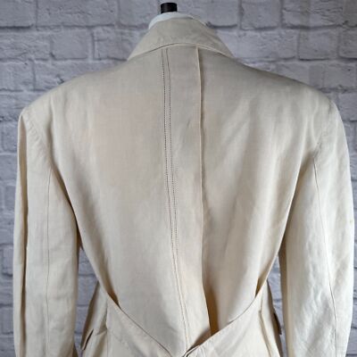 ジャケット・アウター 80s 90s \"M.Frattini\" linen blazer EURO Vintage 80s Byblos Capriccio Linen Blazer Women's Medium