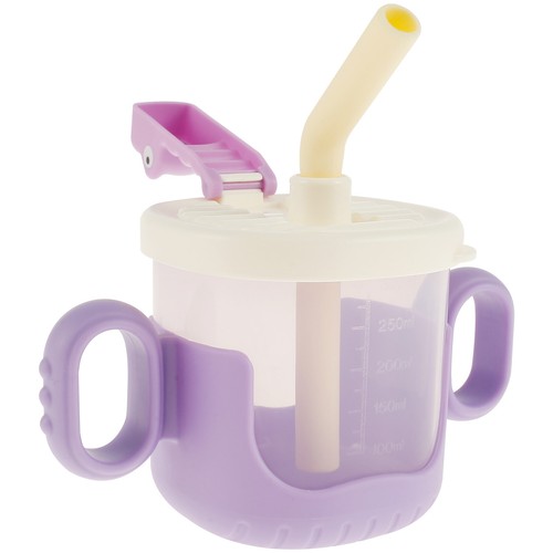 Baby Sippy Cup 300ml Baby Straw Cup with Silicone Straw and Double Handle xdzpm - Picture 8 of 15
