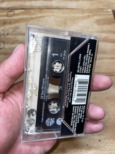 3 ZZ Top Cassette Tapes - El Loco, Deguello & The Best Of - Imagen 9 de 23