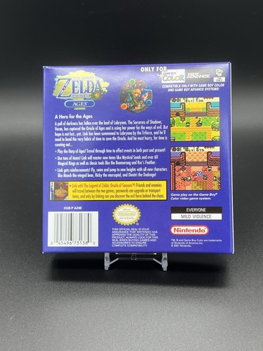 Legend of Zelda: Oracle of Ages - GBC (Nintendo Game Boy Color, 2001) - CIB - Bild 2 von 7