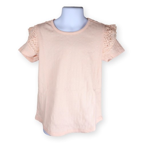 Matilda Jane Pink Enchanted Garden Wonder and Wander Ruffle Top Size 6 NWT