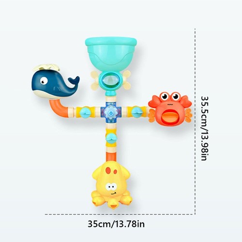 Animal Bathroom Toys Spin Water Sprinkler Bath Toys for Children Toddlers - Picture 2 of 8